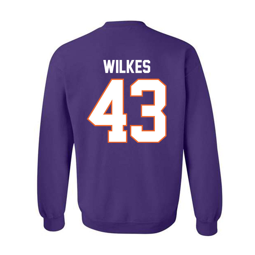 Clemson - NCAA Football : Billy Wilkes - Classic Shersey Crewneck Sweatshirt-1