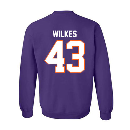 Clemson - NCAA Football : Billy Wilkes - Classic Shersey Crewneck Sweatshirt-1