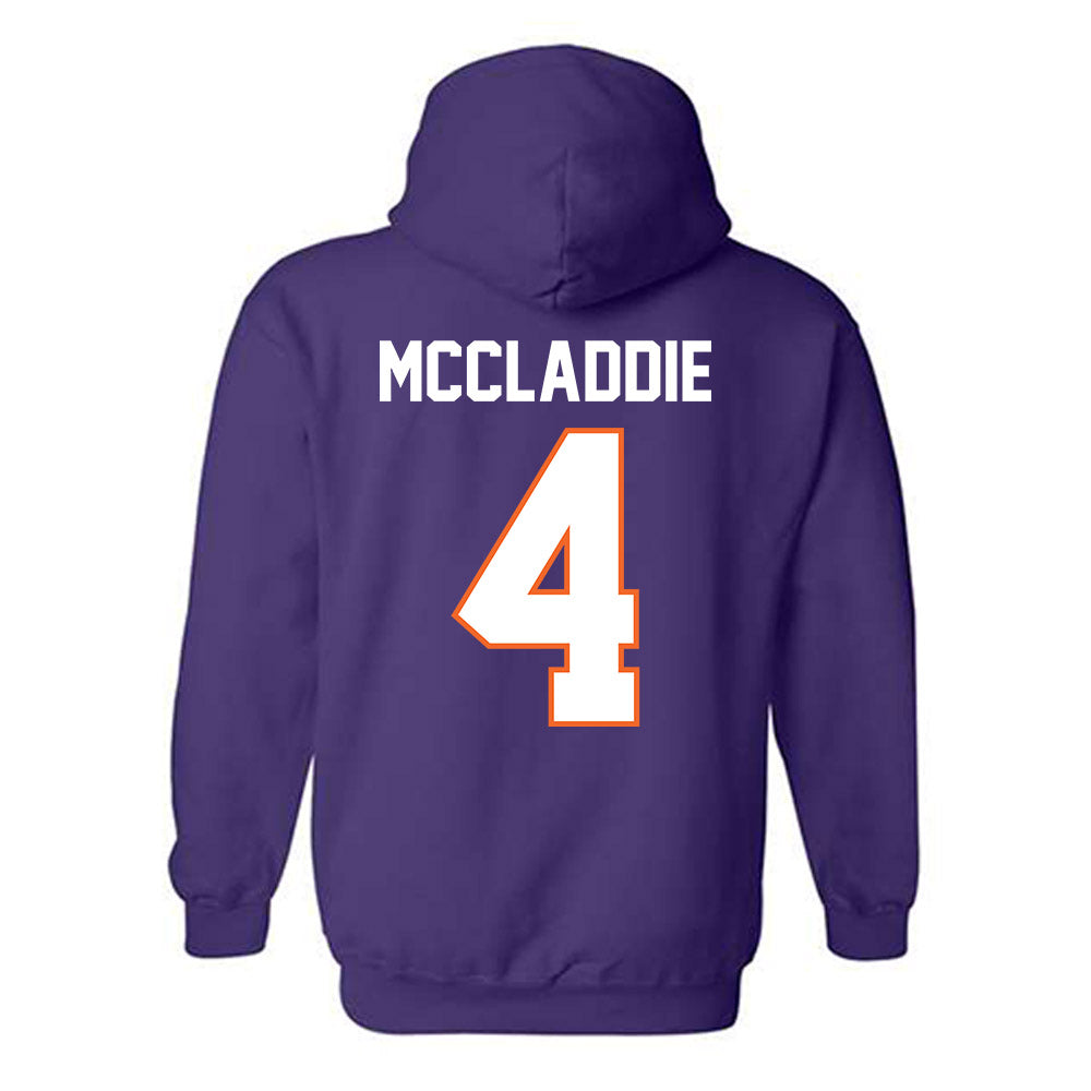 Clemson - NCAA Baseball : Tryston McCladdie - Classic Shersey Hooded Sweatshirt-1