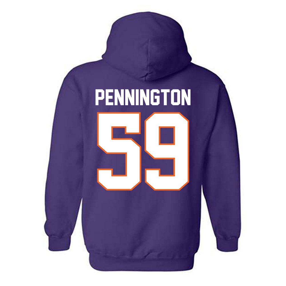 Clemson - NCAA Football : Dietrick Pennington - Classic Shersey Hooded Sweatshirt-1