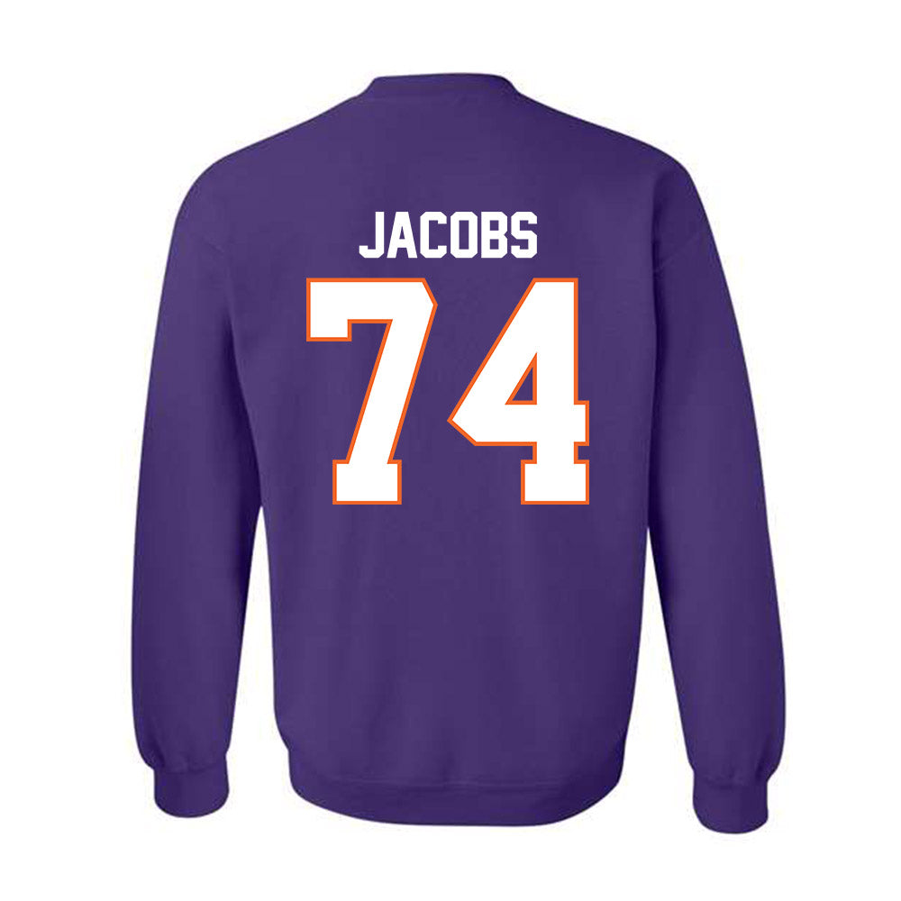 Clemson - NCAA Football : Brayden Jacobs - Classic Shersey Crewneck Sweatshirt-1