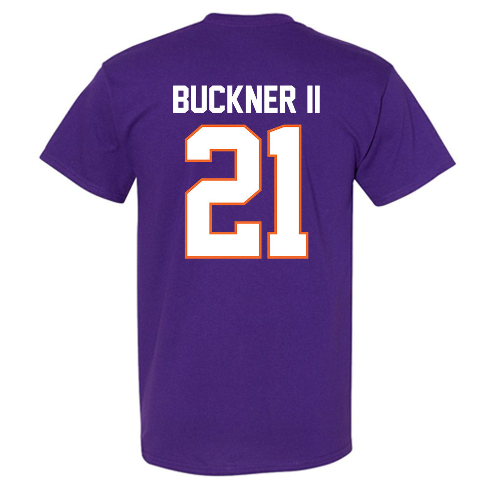 Clemson - NCAA Men's Basketball : Ace Buckner II - Classic Shersey T-Shirt-1