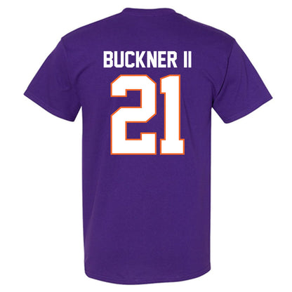 Clemson - NCAA Men's Basketball : Ace Buckner II - Classic Shersey T-Shirt-1