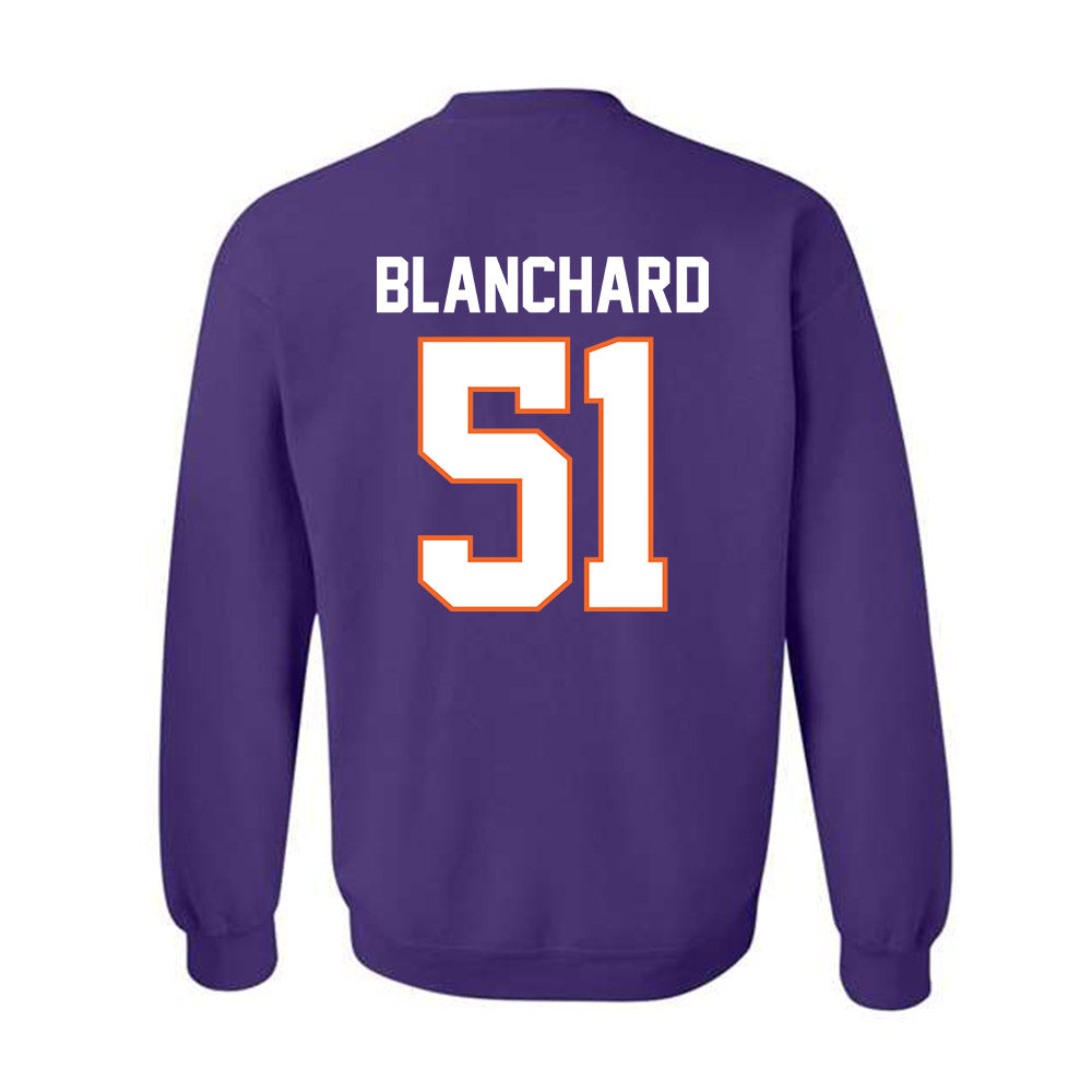Clemson - NCAA Football : Gavin Blanchard - Classic Shersey Crewneck Sweatshirt-1