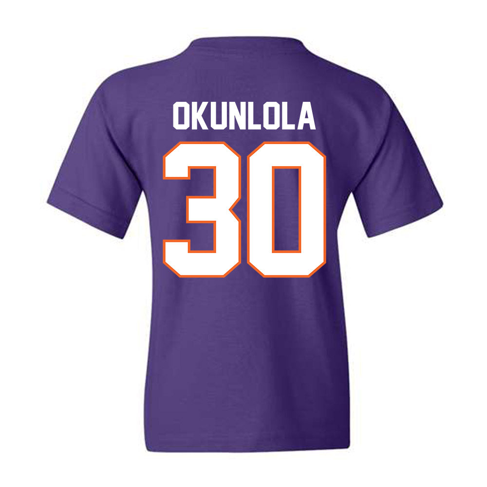 Clemson - NCAA Men's Soccer : Remi Okunlola - Classic Shersey Youth T-Shirt