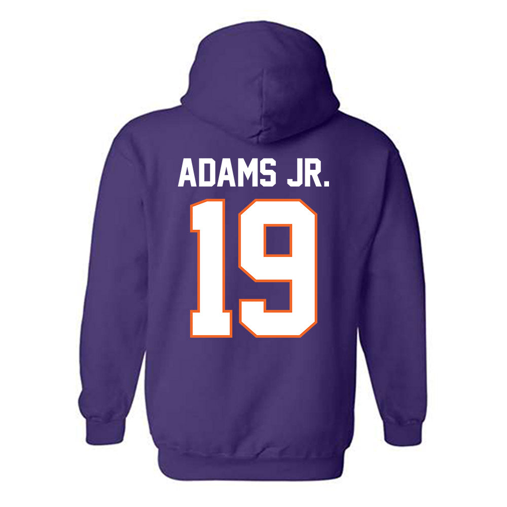 Clemson - NCAA Football : Keith Adams Jr. - Classic Shersey Hooded Sweatshirt-1