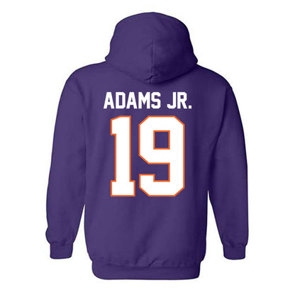Clemson - NCAA Football : Keith Adams Jr. - Classic Shersey Hooded Sweatshirt-1