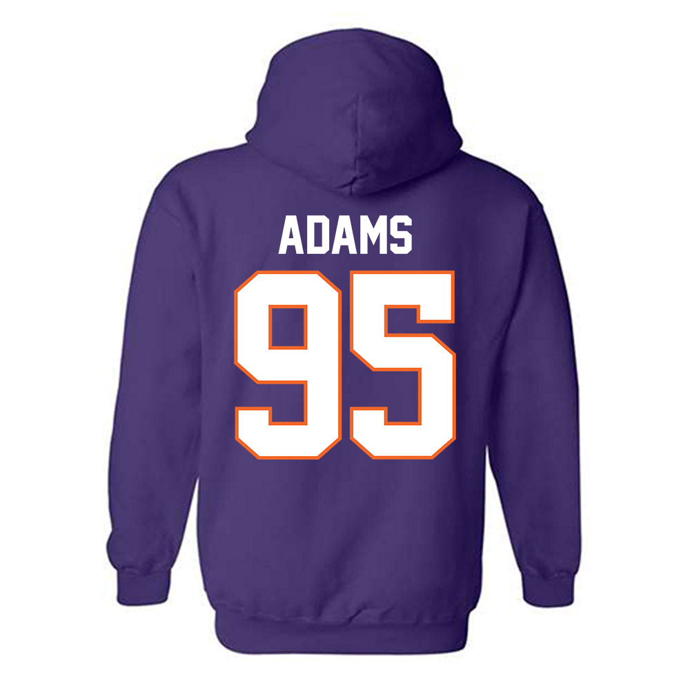 Clemson - NCAA Football : Amare Adams - Classic Shersey Hooded Sweatshirt-1