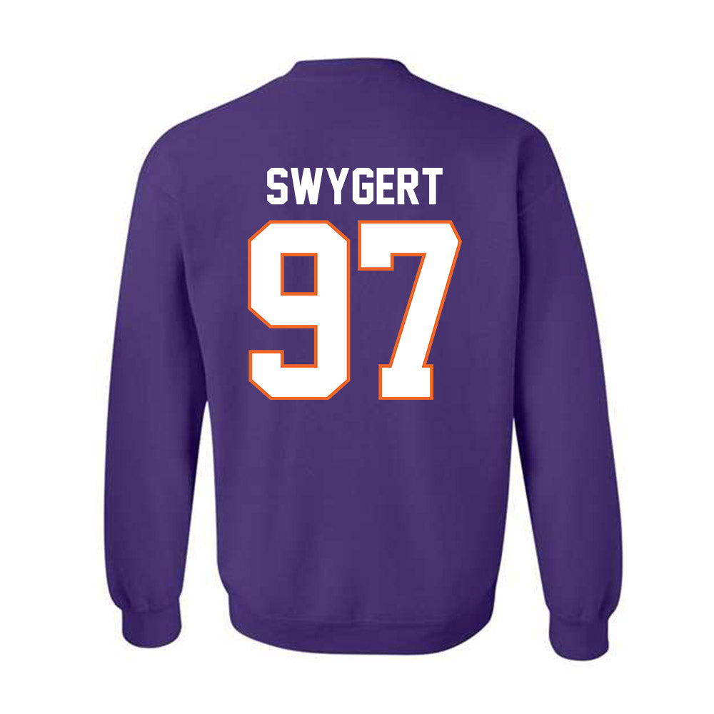 Clemson - NCAA Football : Patrick Swygert - Classic Shersey Crewneck Sweatshirt-1