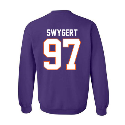 Clemson - NCAA Football : Patrick Swygert - Classic Shersey Crewneck Sweatshirt-1
