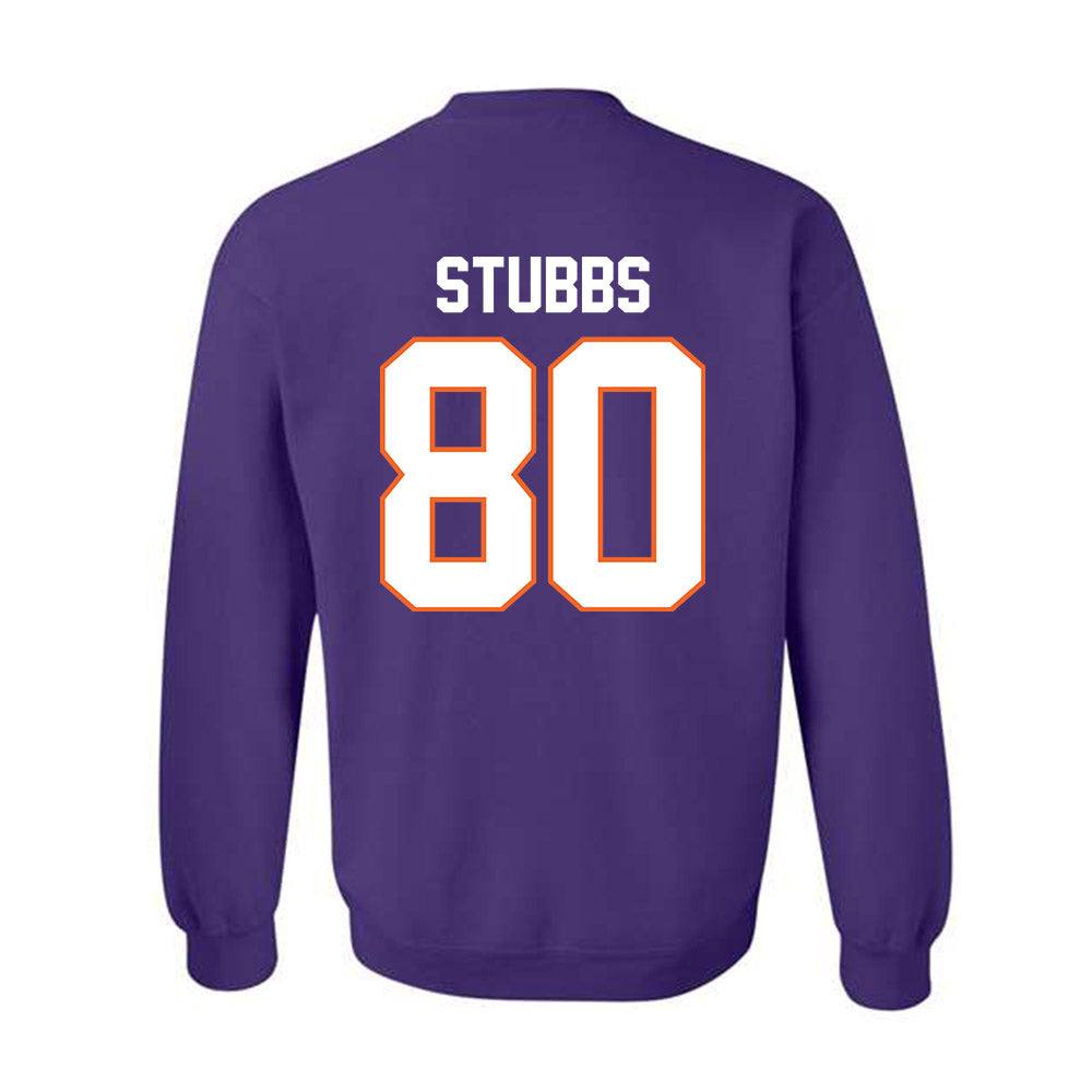 Clemson - NCAA Football : Luke Stubbs - Classic Shersey Crewneck Sweatshirt-1