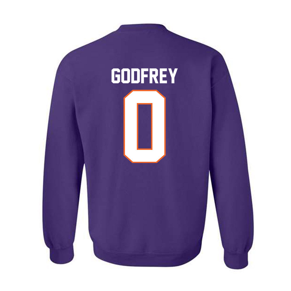 Clemson - NCAA Men's Basketball : RJ Godfrey - Classic Shersey Crewneck Sweatshirt-1