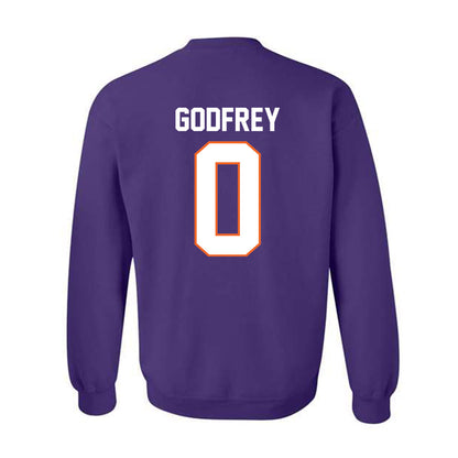 Clemson - NCAA Men's Basketball : RJ Godfrey - Classic Shersey Crewneck Sweatshirt-1