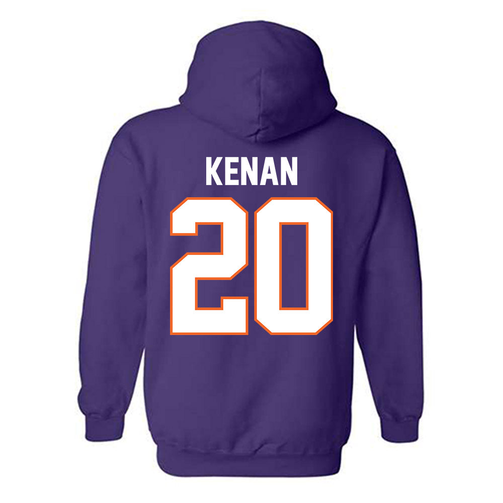 Clemson - NCAA Football : Jakarrion Kenan - Classic Shersey Hooded Sweatshirt-1