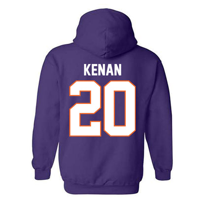 Clemson - NCAA Football : Jakarrion Kenan - Classic Shersey Hooded Sweatshirt-1