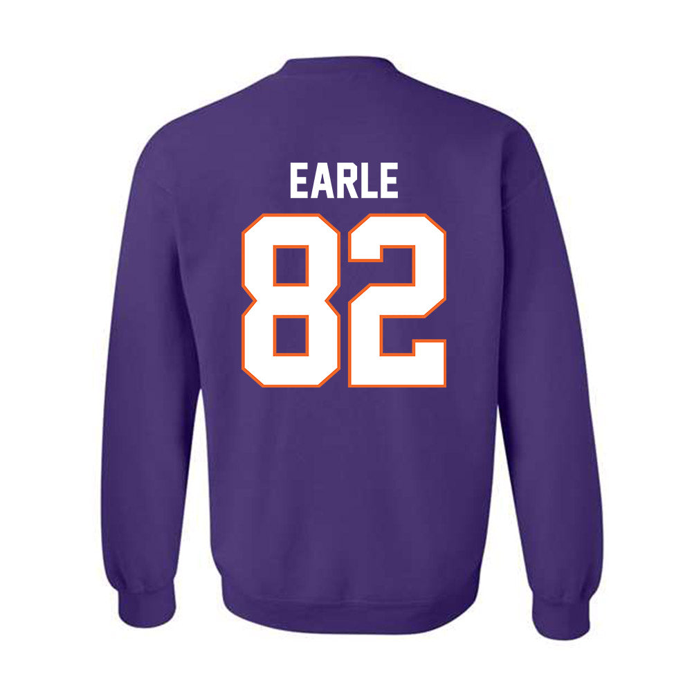 Clemson - NCAA Football : Sam Earle - Classic Shersey Crewneck Sweatshirt-1