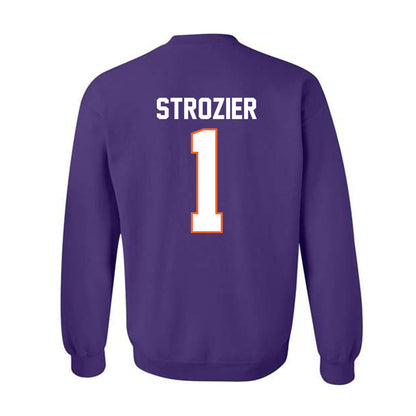 Clemson - NCAA Football : Branden Strozier - Classic Shersey Crewneck Sweatshirt-1