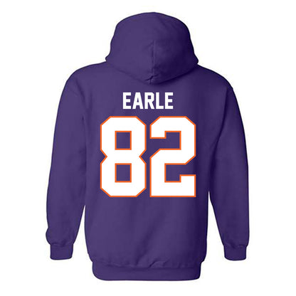 Clemson - NCAA Football : Sam Earle - Classic Shersey Hooded Sweatshirt-1