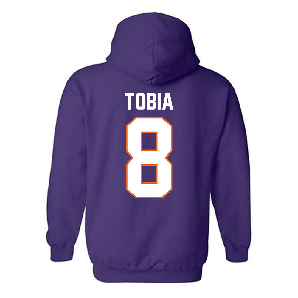 Clemson - NCAA Women's Soccer : Jenna Tobia - Classic Shersey Hooded Sweatshirt-1