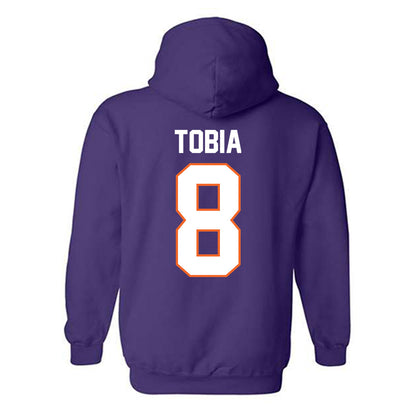 Clemson - NCAA Women's Soccer : Jenna Tobia - Classic Shersey Hooded Sweatshirt-1