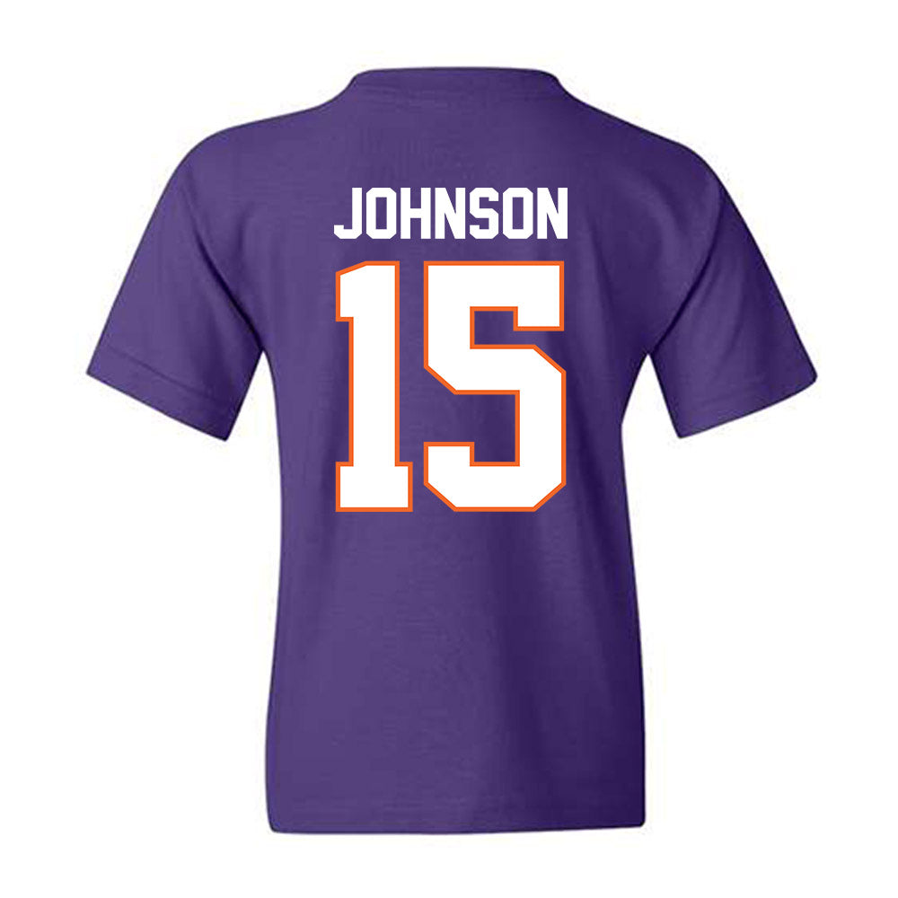 Clemson - NCAA Women's Soccer : Ella Johnson - Classic Shersey Youth T-Shirt-1