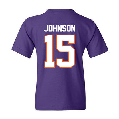 Clemson - NCAA Women's Soccer : Ella Johnson - Classic Shersey Youth T-Shirt-1