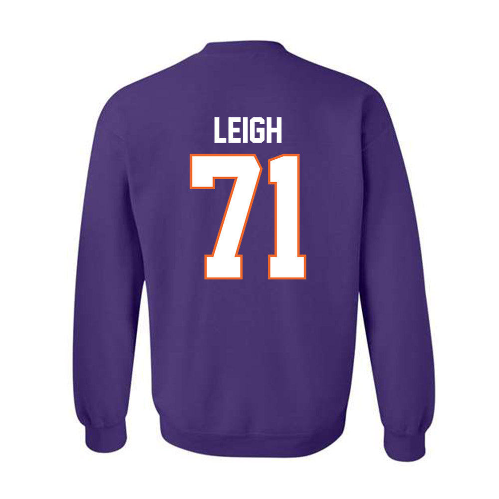 Clemson - NCAA Football : Tristan Leigh - Classic Shersey Crewneck Sweatshirt-1