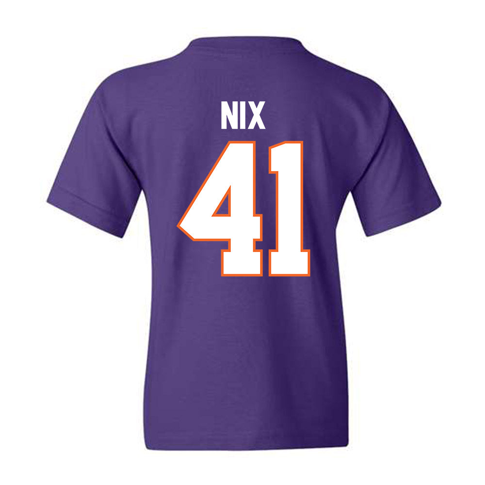 Clemson - NCAA Football : Caleb Nix - Classic Shersey Youth T-Shirt