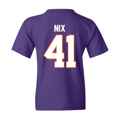 Clemson - NCAA Football : Caleb Nix - Classic Shersey Youth T-Shirt