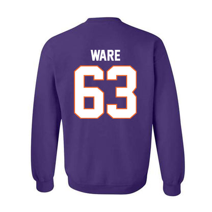 Clemson - NCAA Football : Easton Ware - Classic Shersey Crewneck Sweatshirt-1