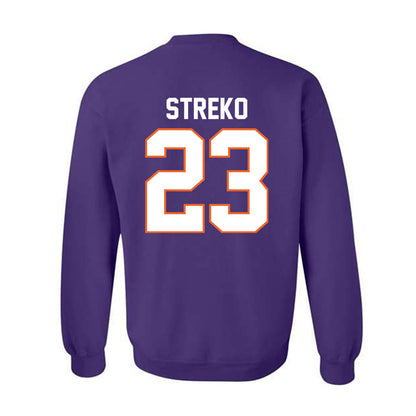 Clemson - NCAA Football : Peyton Streko - Classic Shersey Crewneck Sweatshirt-1