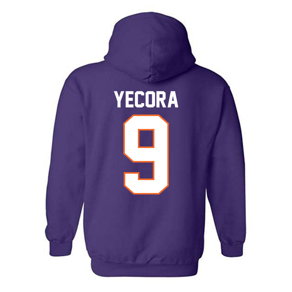 Clemson - NCAA Women's Tennis : Candela Yecora - Classic Shersey Hooded Sweatshirt-1