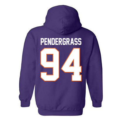 Clemson - NCAA Football : Chapman Pendergrass - Classic Shersey Hooded Sweatshirt-1