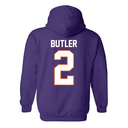 Clemson - NCAA Women's Basketball : Jakerra Butler - Classic Shersey Hooded Sweatshirt-1