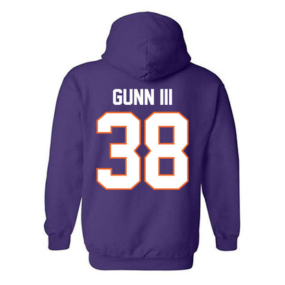 Clemson - NCAA Football : Robert Gunn III - Classic Shersey Hooded Sweatshirt-1