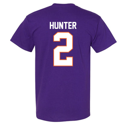 Clemson - NCAA Men's Basketball : Dillon Hunter - Classic Shersey T-Shirt-1
