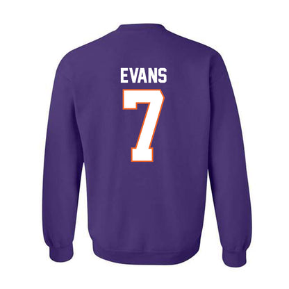 Clemson - NCAA Women's Basketball : Summah Evans - Classic Shersey Crewneck Sweatshirt-1