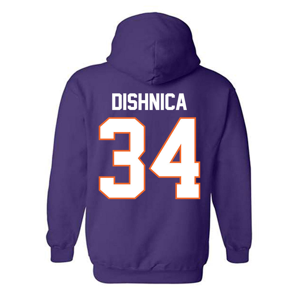 Clemson - NCAA Men's Soccer : Samir Dishnica - Classic Shersey Hooded Sweatshirt