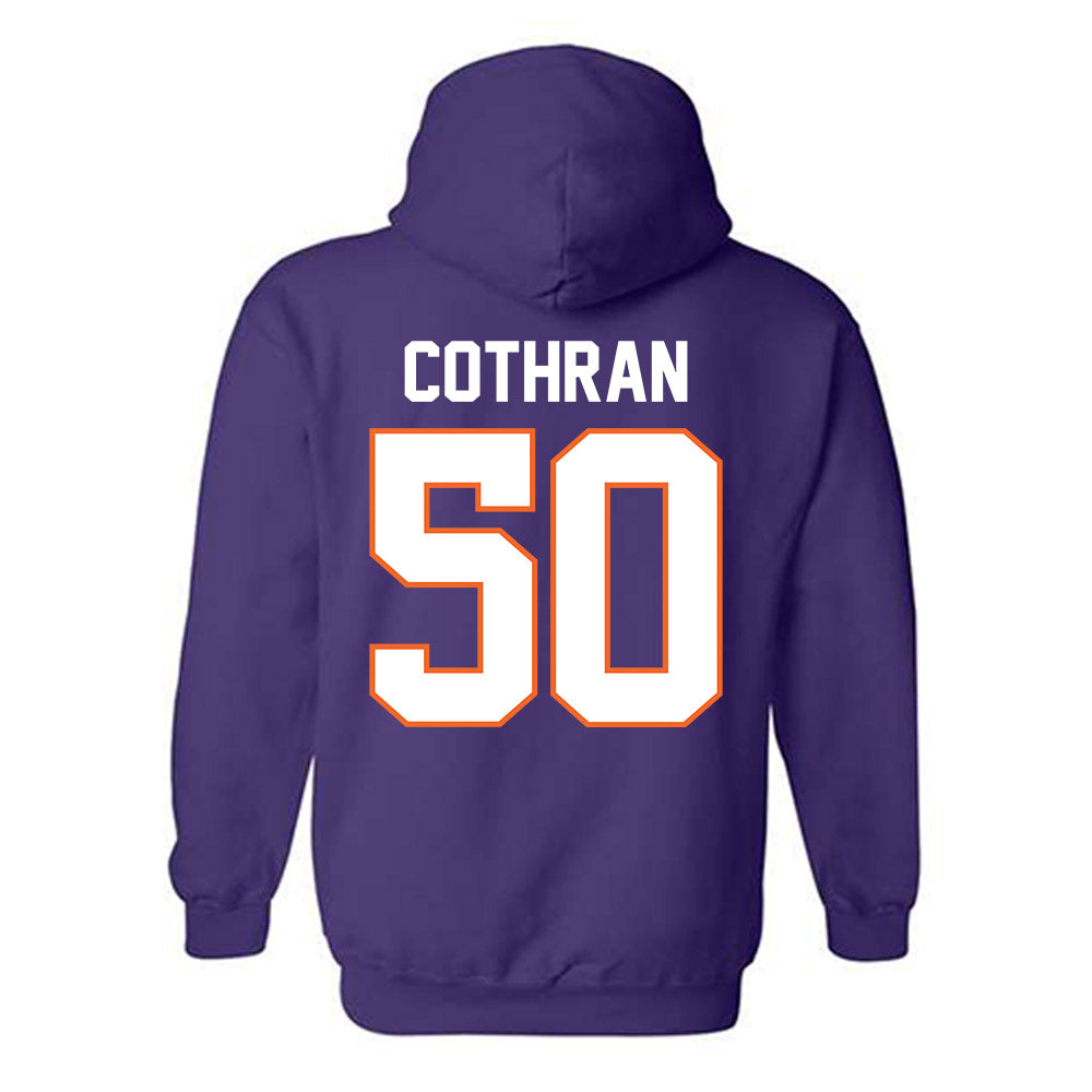 Clemson - NCAA Football : Fletcher Cothran - Classic Shersey Hooded Sweatshirt-1