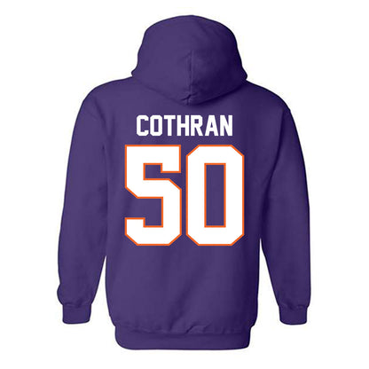 Clemson - NCAA Football : Fletcher Cothran - Classic Shersey Hooded Sweatshirt-1