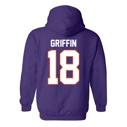 Clemson - NCAA Football : Kylon Griffin - Classic Shersey Hooded Sweatshirt