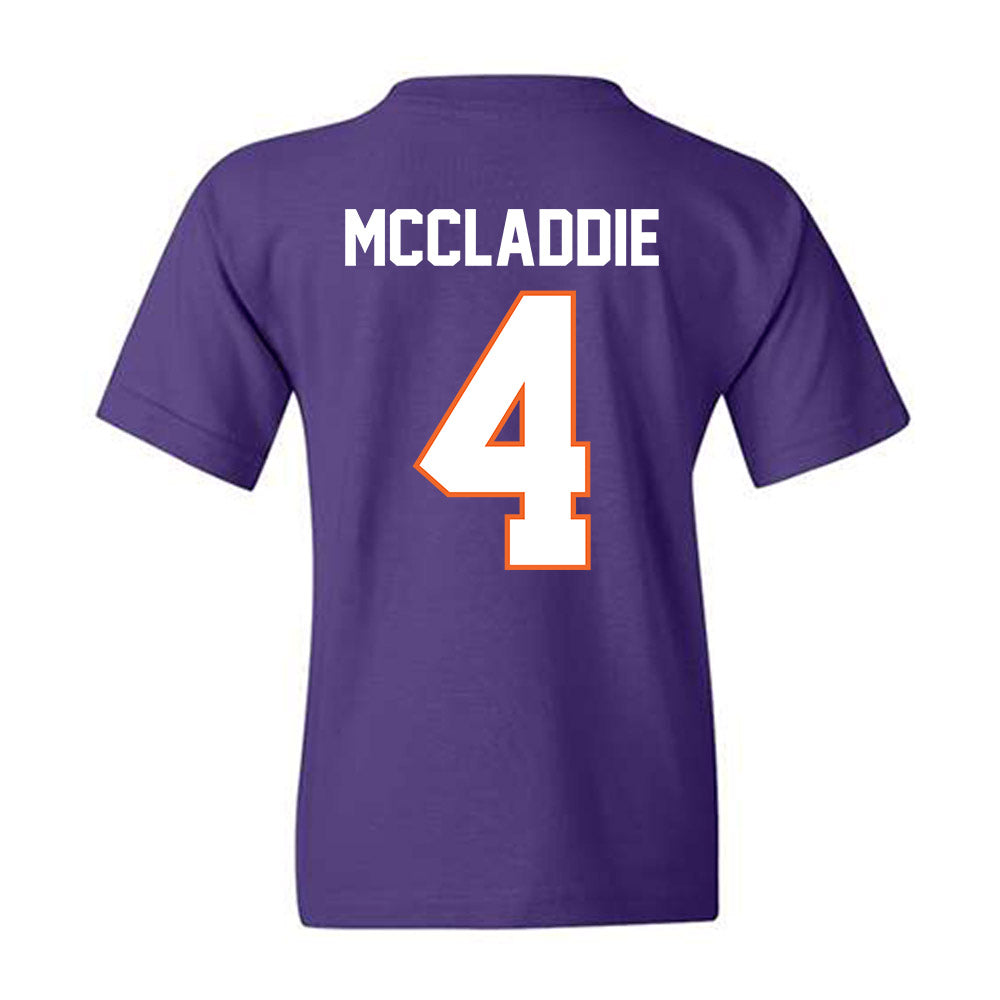 Clemson - NCAA Baseball : Tryston McCladdie - Classic Shersey Youth T-Shirt-1