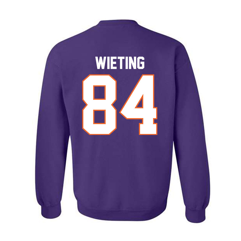 Clemson - NCAA Football : Avery Wieting - Classic Shersey Crewneck Sweatshirt-1