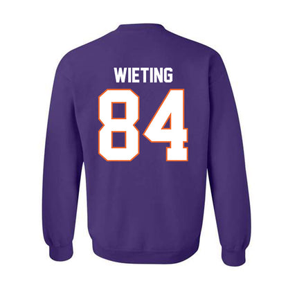 Clemson - NCAA Football : Avery Wieting - Classic Shersey Crewneck Sweatshirt-1