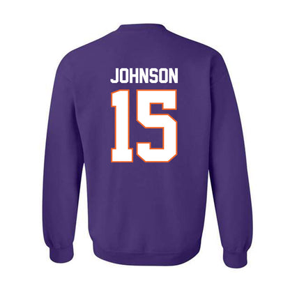 Clemson - NCAA Women's Soccer : Ella Johnson - Classic Shersey Crewneck Sweatshirt-1