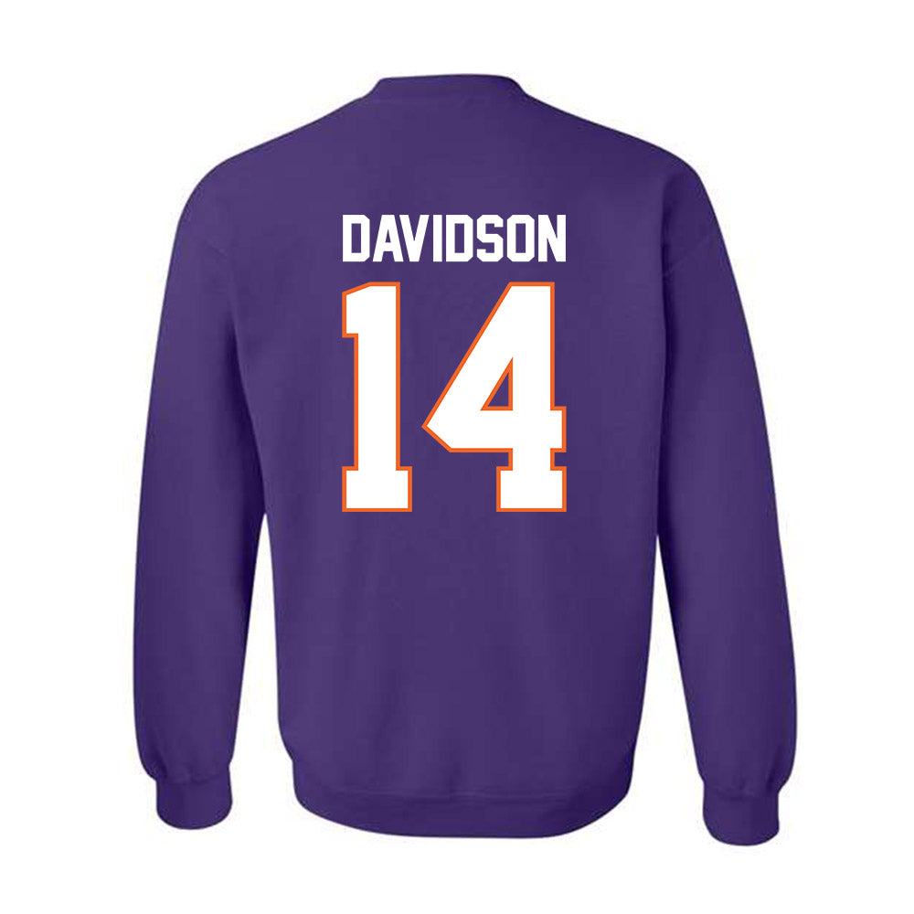 Clemson - NCAA Men's Basketball : Blake Davidson - Classic Shersey Crewneck Sweatshirt-1