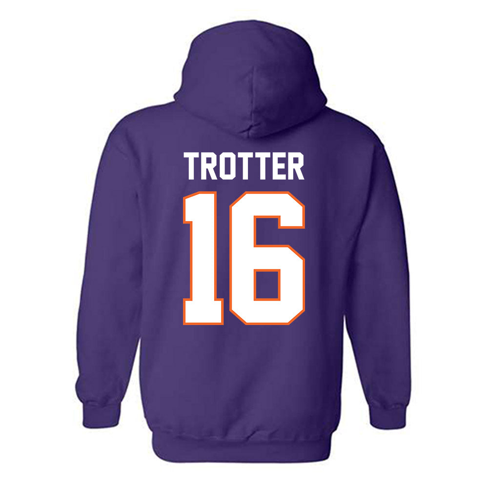 Clemson - NCAA Football : Cade Trotter - Classic Shersey Hooded Sweatshirt-1
