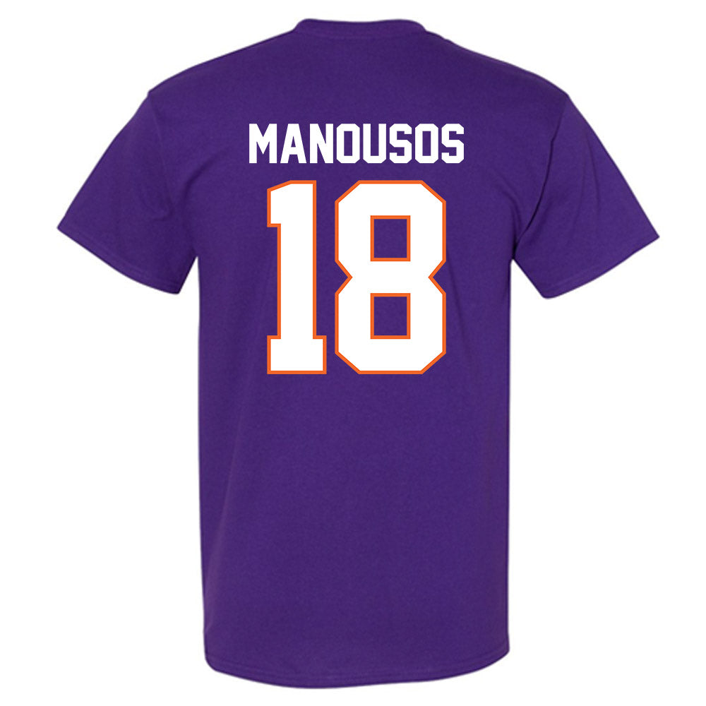 Clemson - NCAA Women's Soccer : Maria Manousos - Classic Shersey T-Shirt-1