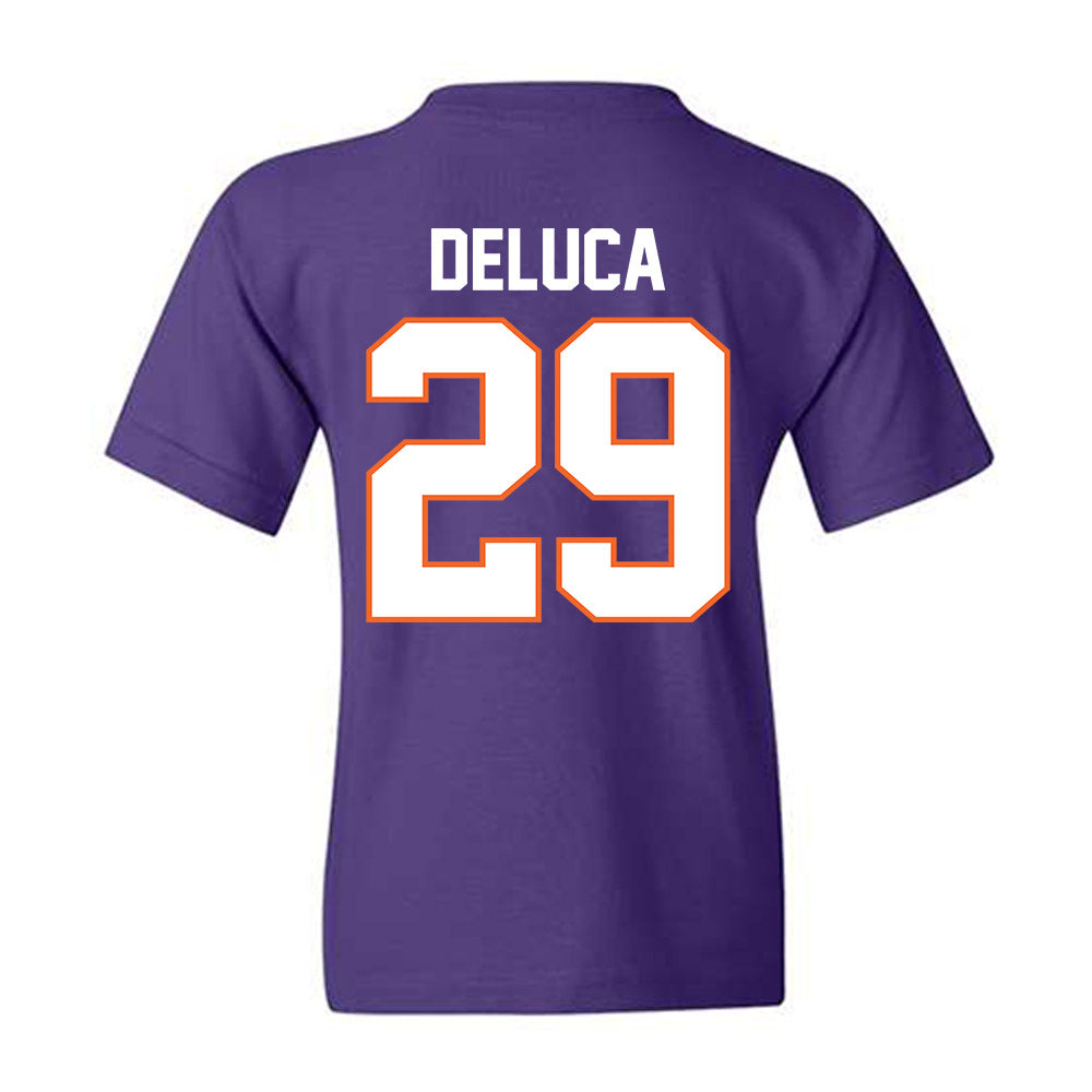 Clemson - NCAA Women's Lacrosse : Tessa DeLuca - Classic Shersey Youth T-Shirt-1