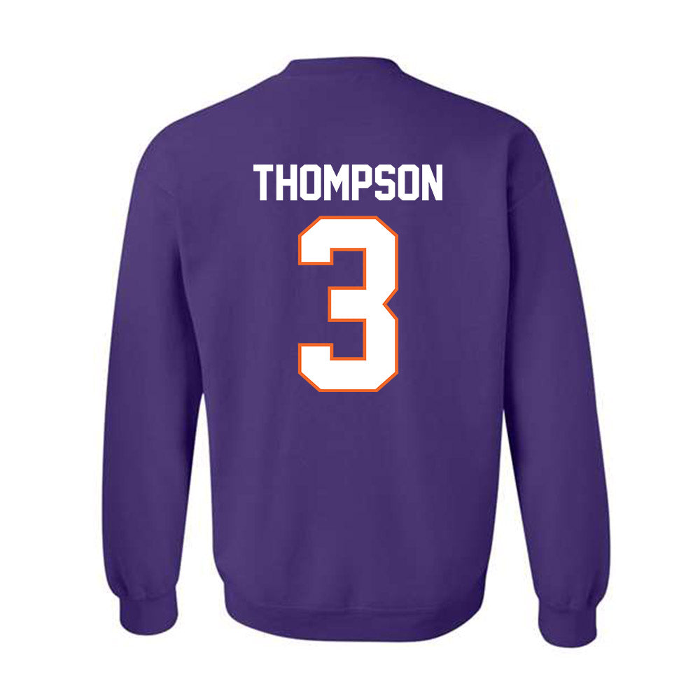 Clemson - NCAA Men's Basketball : Chase Thompson - Classic Shersey Crewneck Sweatshirt-1